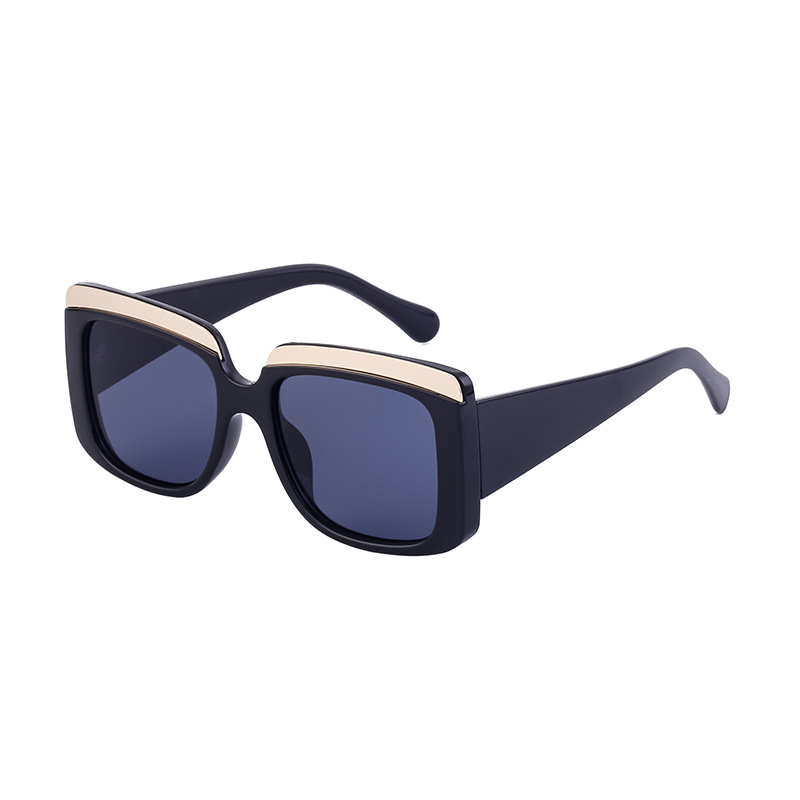 2023 neue Mode Box Sonnenbrille frauen Personalisierte Sonnenschutz Große Rahmen Sonnenbrille männer Gläser_voghion.com