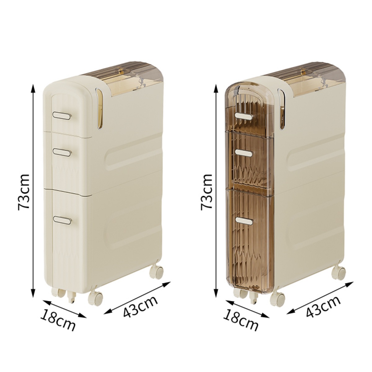 Estante de almacenamiento para espacios reducidos, carrito de almacenamiento con ruedas, mueble de almacenamiento multifuncional para baño, estante de almacenamiento estrecho para inodoro.
