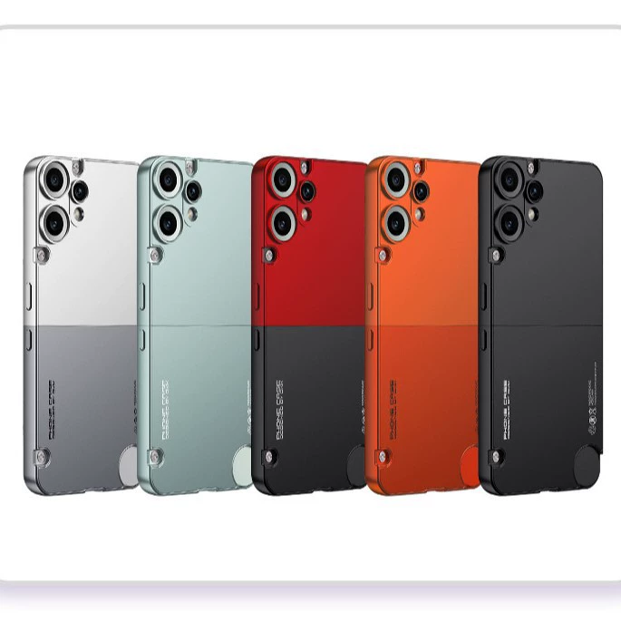 Чехол для телефона (Nothing) CMF Phone 2 Pro, противоударный паз‑и‑шип с магнитной фиксацией, контрастные цвета