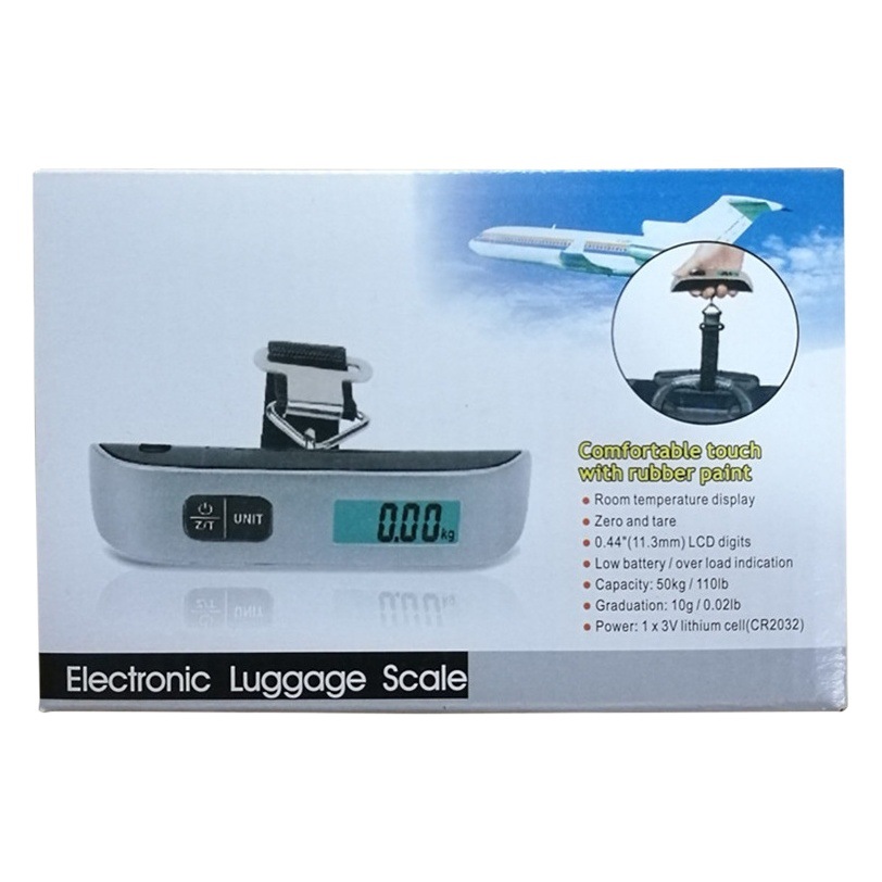 Suministro directo de fábrica Escala de equipaje escala portátil Inglés T-tipo balanza electrónica pesca equipaje portátil Escala de compras anti-fraude