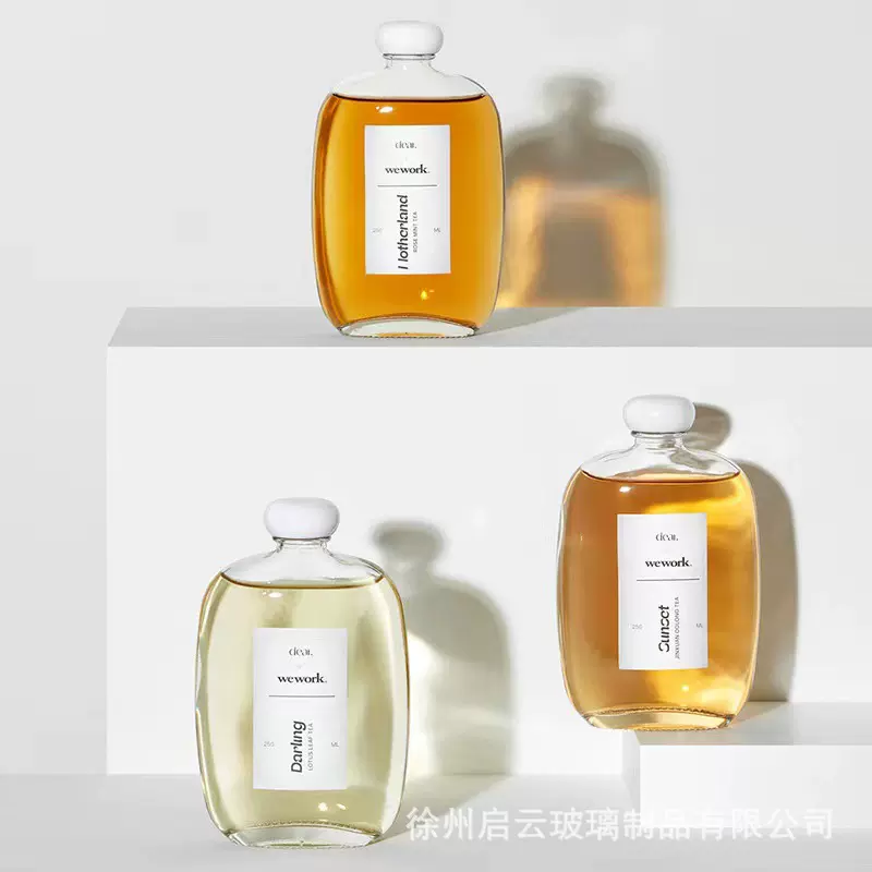 玻璃酒瓶100ml密封果酒瓶家用自酿分装空瓶子白酒瓶玻璃瓶水晶