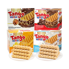 Indonesian original imported snack Tango Tango Crunchy Wafer Cookies, foreign leisure snack wholesale 160g