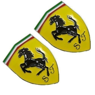 Car Modification Stickers Are Suitable for Porsche Car Logos, Lamborghini Metal Car Stickers, Stereo Stickers for Modified Steering Wheels
