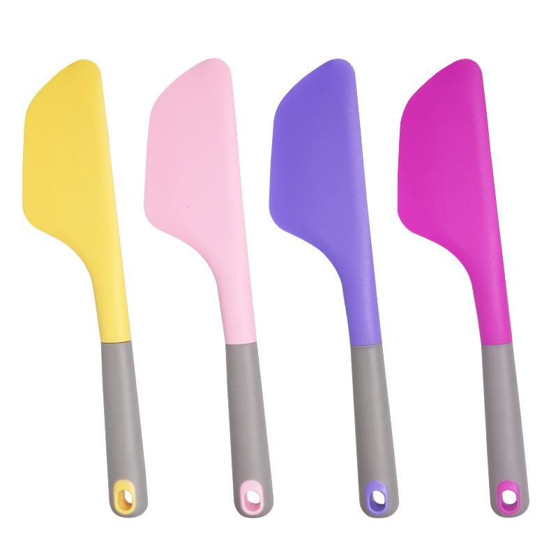 Raspador de silicona de borde suave grande de 10 pulgadas, crema batida de pastel resistente a altas temperaturas, herramienta de horneado de raspador de borde suave grande