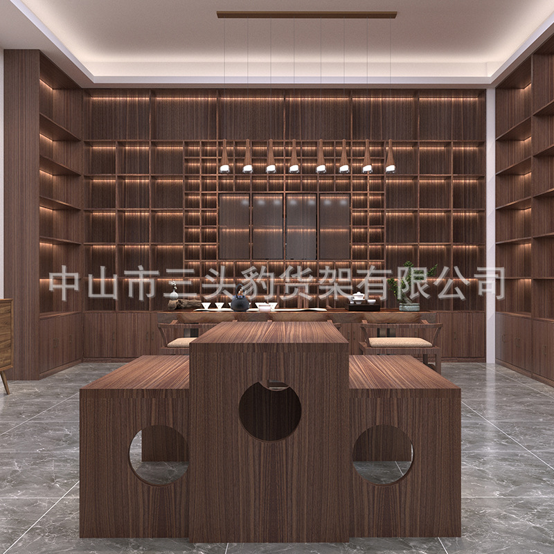 烟酒洋酒货架红酒展柜实木货架超市红酒酒庄酒吧展柜木质红酒货架