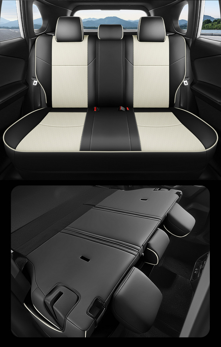 Suitable for 2026 Model 2.0L Two-Wheel Drive Luxury Version Toyota Rav4 Leather Perforated Breathable Car Seat Cover
