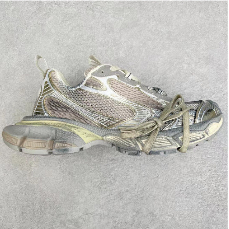 High-End Version of Paris Dad Shoes B Family Tenth Generation Mesh 3XL Lace-Up Low-Top Catwalk Retro Putian Shoes