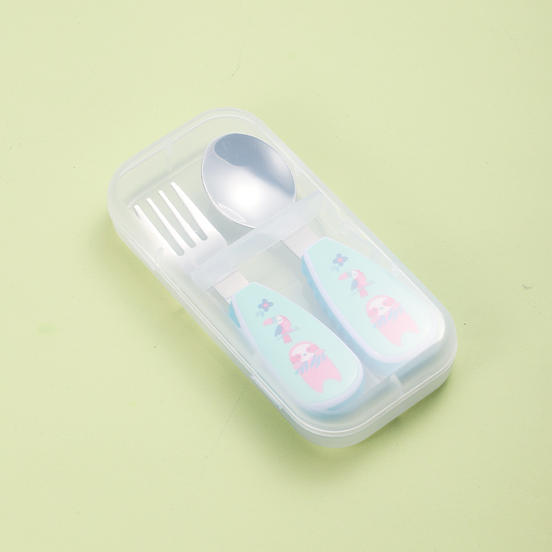 304 스테인레스 스틸 스푼 및 포크 박스 나무늘보