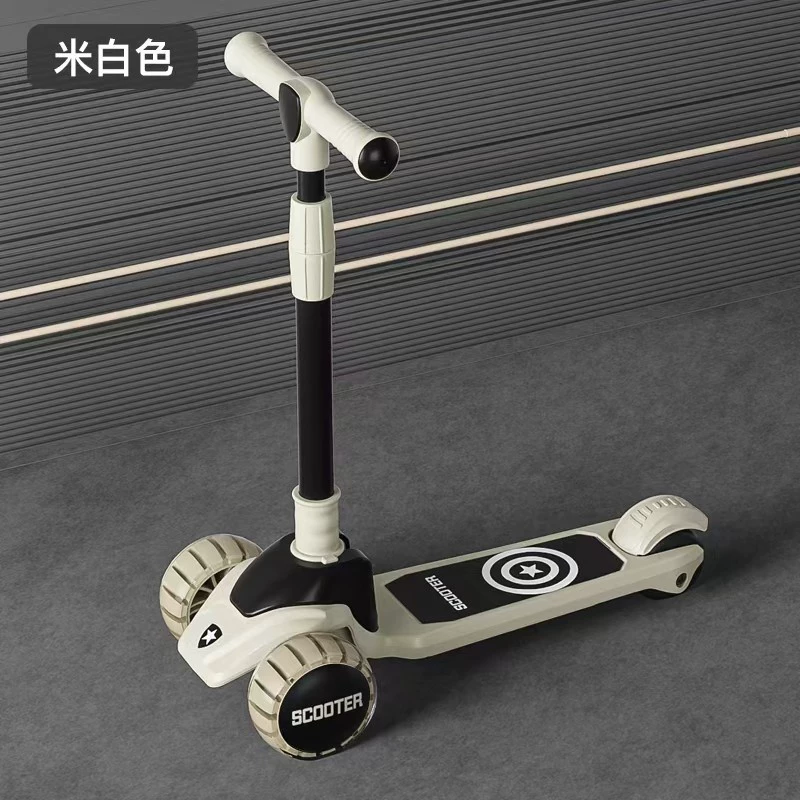 Самокат для детей от 1 до 6 лет, с педалями для мальчиков и девочек, можно сидеть и кататься на скользком самокате