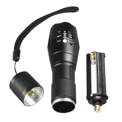 T6 Aluminum Alloy Telescopic Zoom Multi-Color Flashlight Cross-border Outdoor Mini Flashlight Wholesale