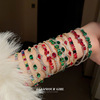 Crystal, adjustable zirconium, advanced bracelet, cute jewelry, light luxury style, high-quality style
