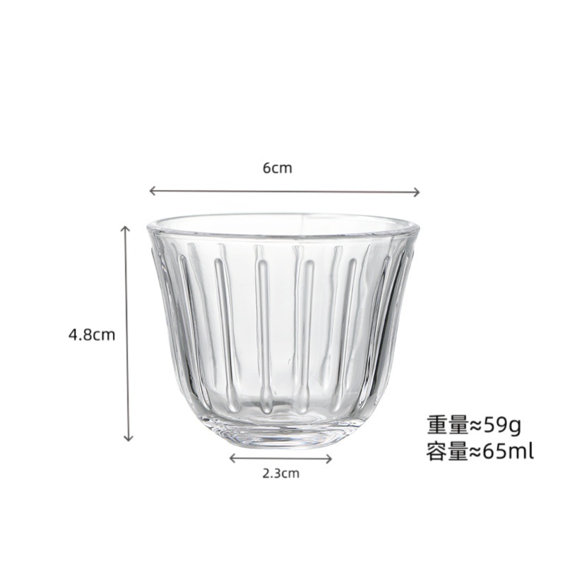 Conjunto de tazas de té de vidrio tazas de té de kung fu tazas de té de vidrio tazas pequeñas tazas de té mini transparentes tazas de té resistentes al calor