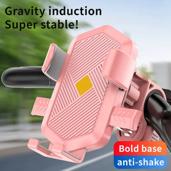 Motorcycle battery electric three-wheel car navigation bracket outdoor mountain bike mobile phone clip takeaway rider support