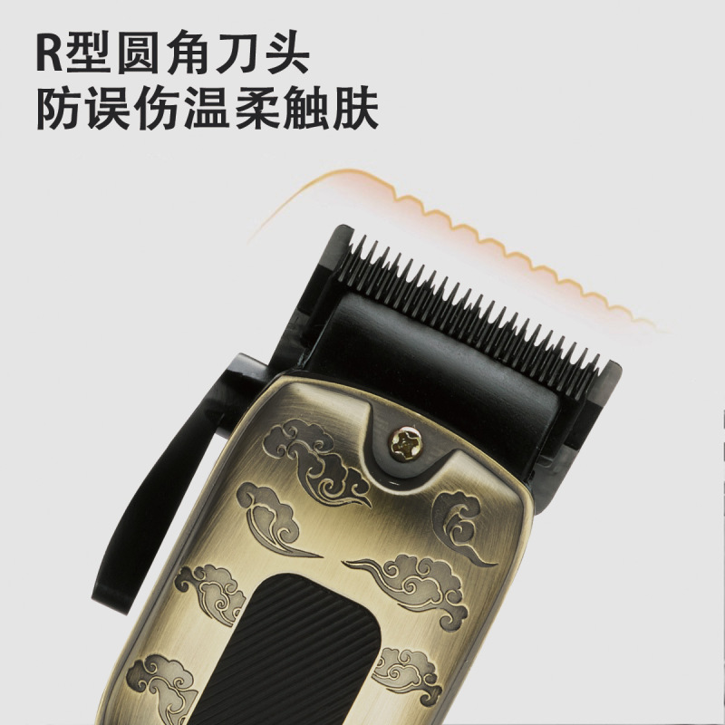 跨境新款电动推剪理发器数显电推子多功能理发器家用理发推子男士|undefined