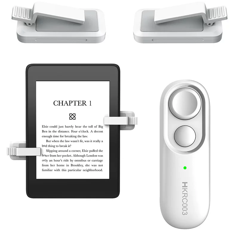 Беспроводной пульт перелистывания HKRC003 для Kindle, клип‑датчики, Bluetooth, перезаряжаемый
