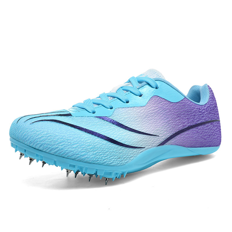 Nuevos zapatos de atletismo transfronterizos zapatos de entrenamiento de zapatos de atletismo juveniles zapatos de clavos deportivos para hombres y mujeres