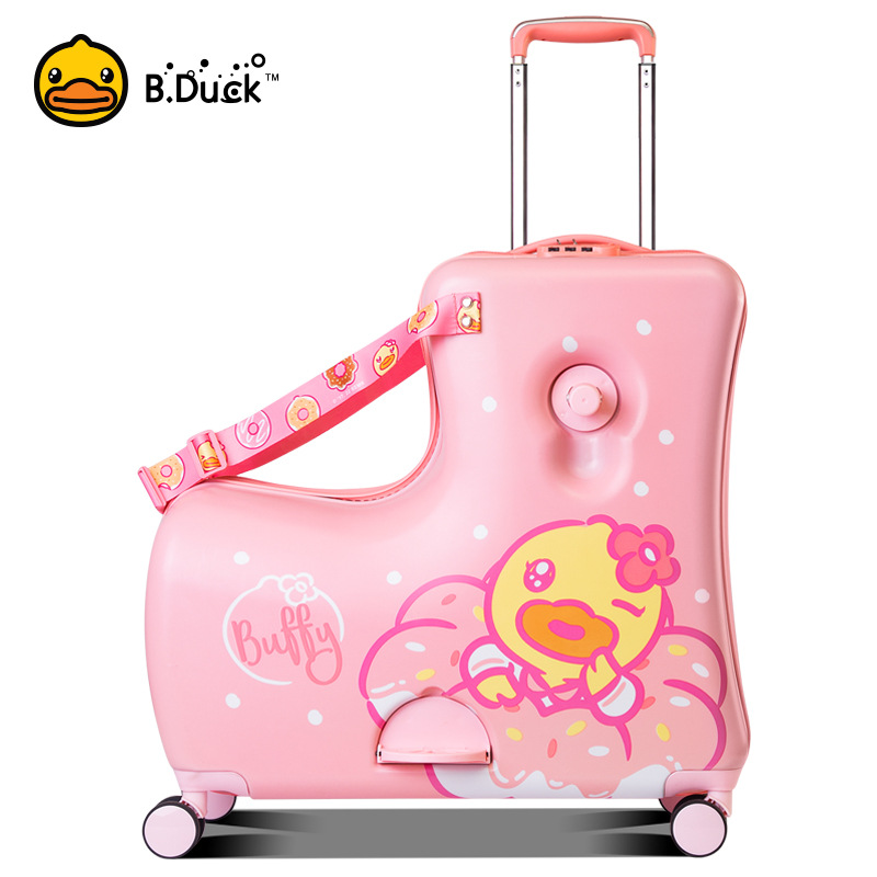 핑크 꽃 오리 폴드