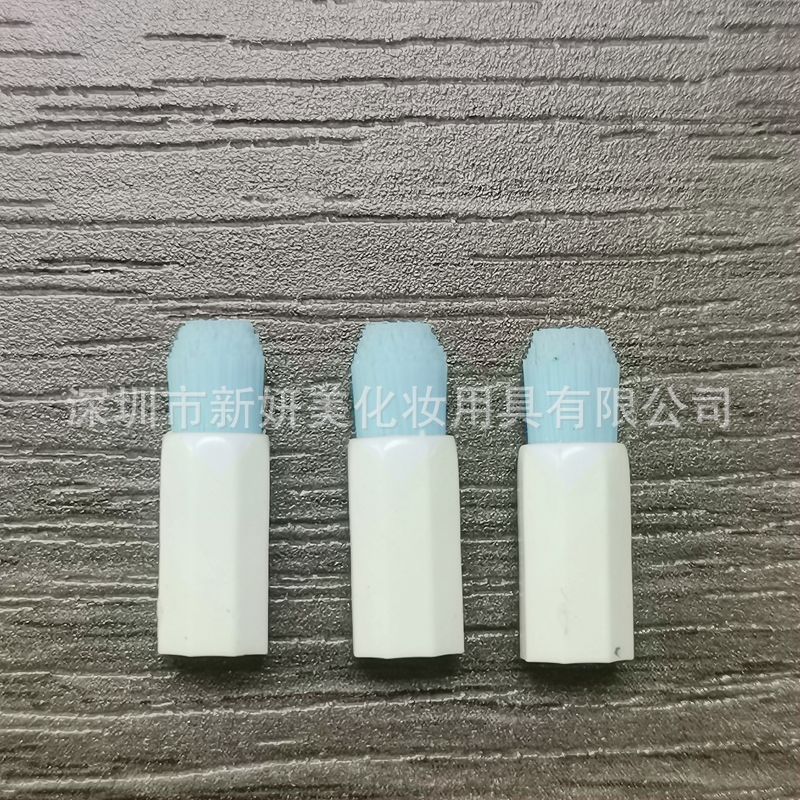 冲牙器喷嘴植毛正畸冲牙器刷头化妆刷毛头烫毛带孔毛头无铜万毛刷