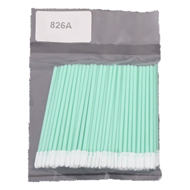 Ватный тампон 826А беспыльный тампон для ткани ЖК-дисплей с плоской головкой без пыли протирочная палочка для очистки тонкой ткани головы ватный тампон