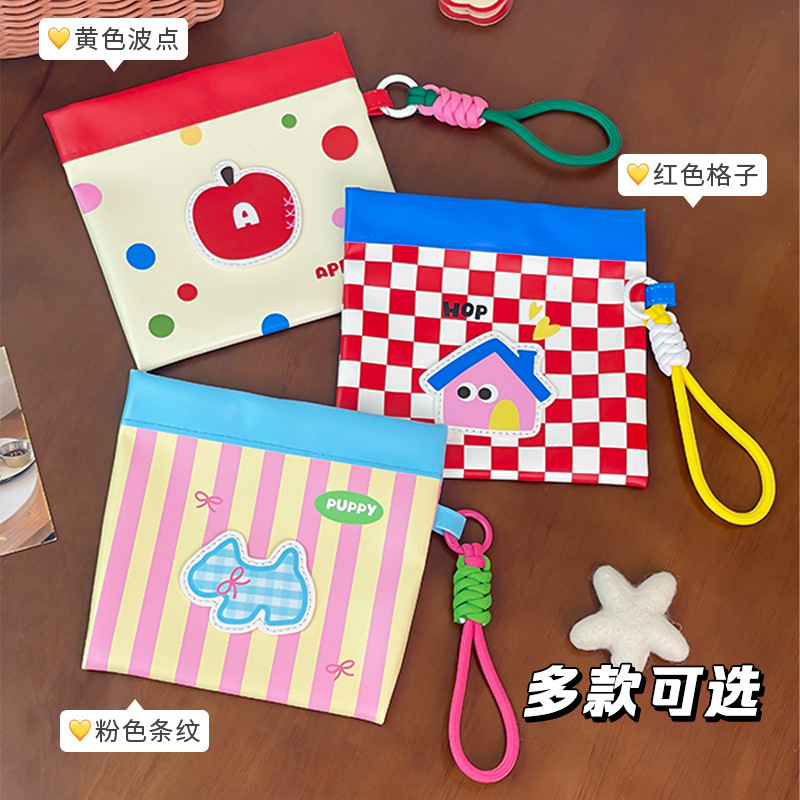 学生おばさんタオル収納袋月経期間かわいいドーパミンポータブル月経バッグ収納ハンドバッグ防水|undefined