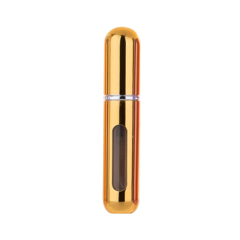 Nueva botella de perfume inferior de 8ml, botella de spray cosmético portátil recargable, botella de perfume autobomba