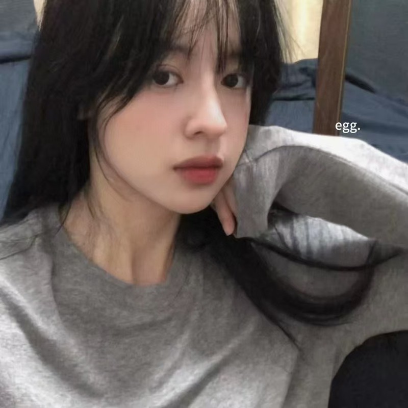 韩国潮牌egg鸡蛋家2025秋款羊毛针织打底衫T恤女软糯亲肤百搭上衣|undefined