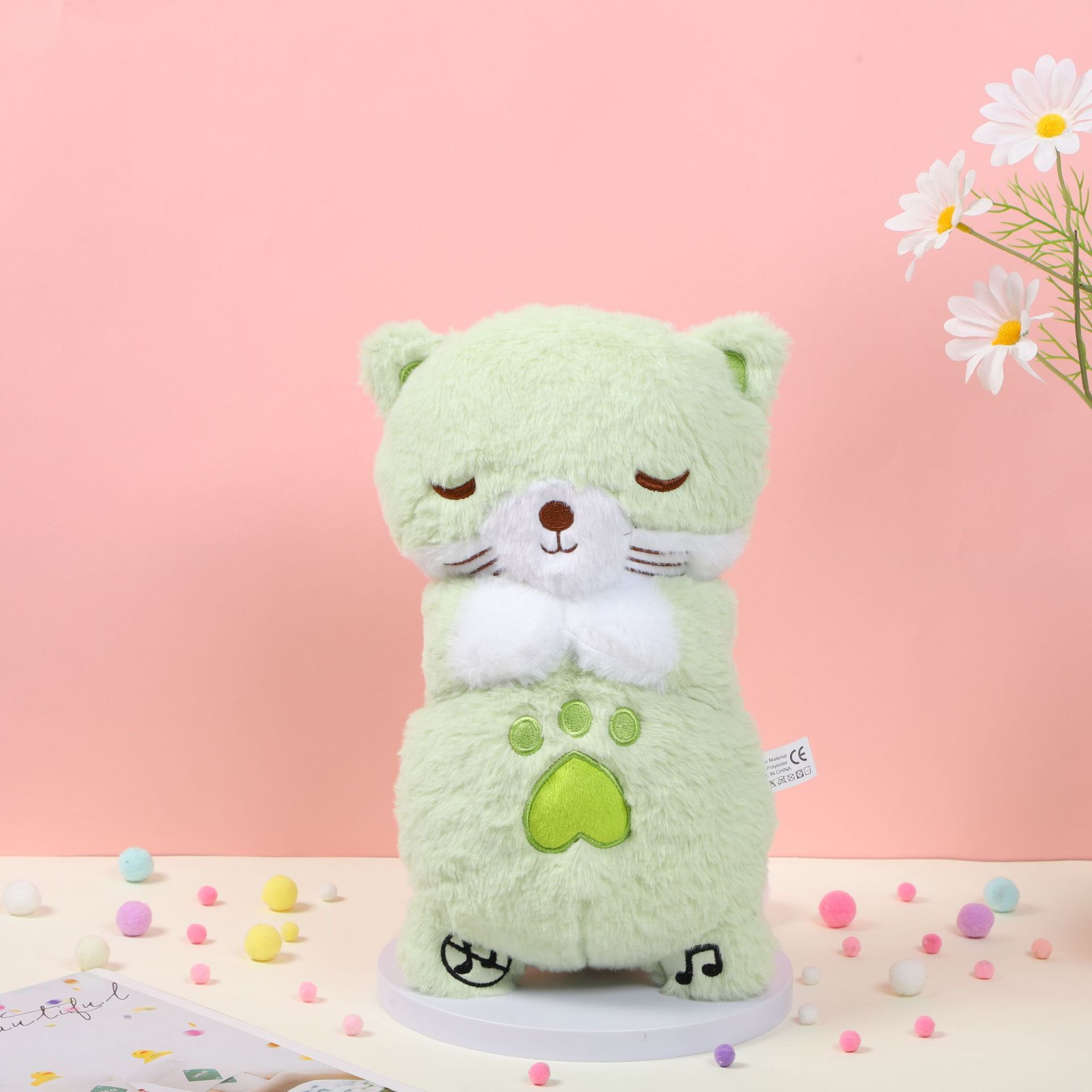 Animales de Peluche con Luz y Música - Nutria, Koala y Oso con Efecto de Respiración