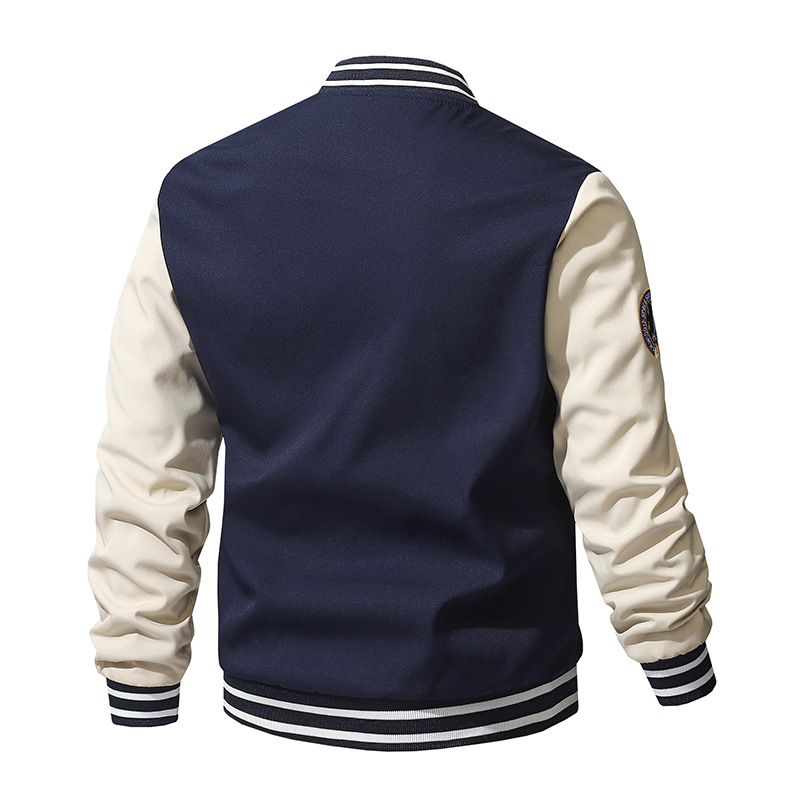 Europa y Estados Unidos de béisbol hombre invierno 2024 nueva moda chaqueta piloto suelta chaqueta juvenil casual abrigo suelto