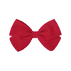 Cloth with bow, children's hairgrip, cute hair accessory, suitable for import, European style, wholesale