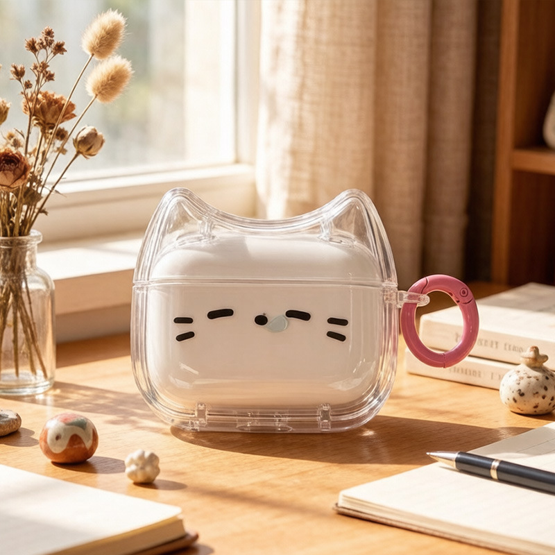 Nueva funda protectora para auriculares lindo i12 de dibujos animados de moda creativa TPU estuche suave resistente a caídas Estuche de transporte personalizado