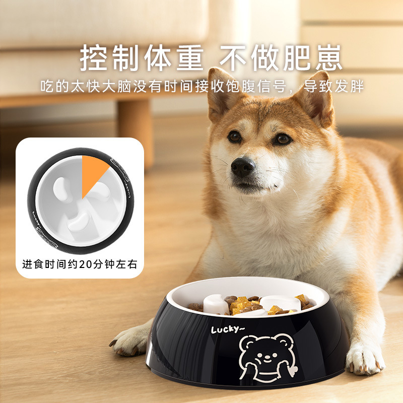 Dog Slow Food Bowl Pet Food Bowl Cat Bowl Dog Bowl Rice Bowl Slow…
