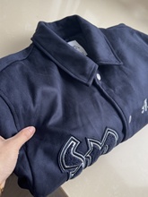 出口西班牙单 质感麂皮绒 25春季男装休闲棒球服夹克外套