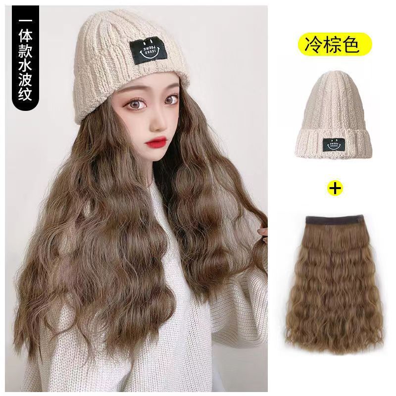 Sonriente cara sombrero agua ondulación