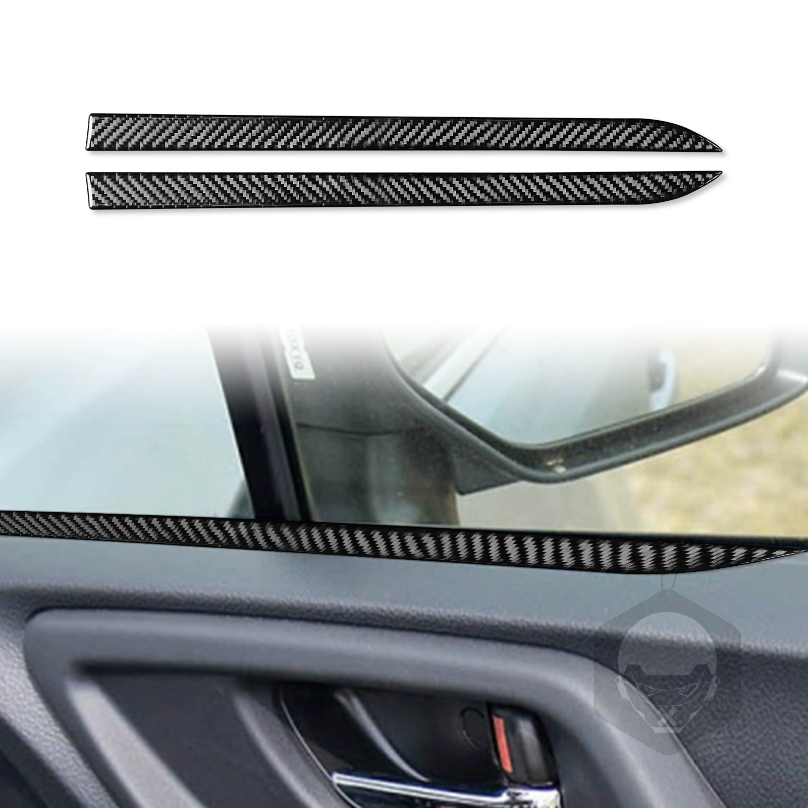 Подходит для Subaru Forest Carbon Fiber дверь декоративные наклейки наклейки для интерьера автомобиля