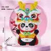 48cm Lion Dance Panda LS9909