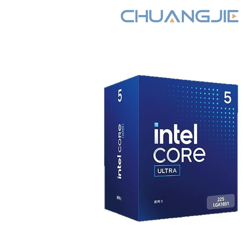 Процессор Core Ultra 5 225 для настольного ПК, 10 ядер 10 потоков, до 4.9 ГГц CPU