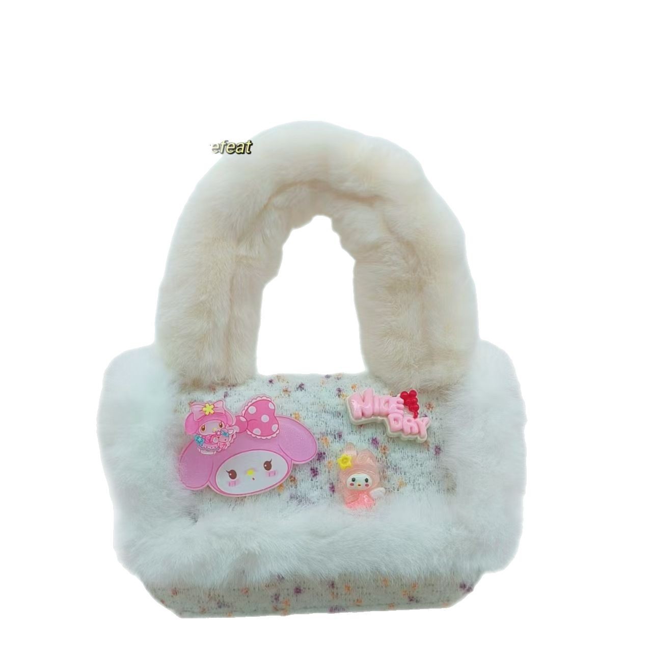 Bolso de peluche, bolso de hombro, bolso de mochila, bolso de cambio, bolso de accesorios, bolso de princesa para niños.