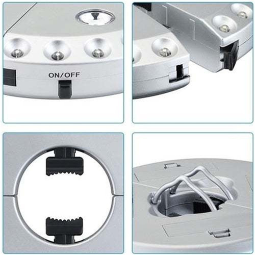 Cross-border Roman umbrella light dry battery camping light detachable round hanging ceiling light multi-functional outdoor tent camping light