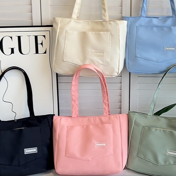 Nylon shoulder bag, 2024 spring/summer collection, women's tote bag, Korean style, casual and trendy, versatile, large capacity, perfect for moms Nylon shoulder bag, 2024 spring/summer collection, women's tote bag, Korean style, casual and trendy, versatile, large capacity, perfect for moms