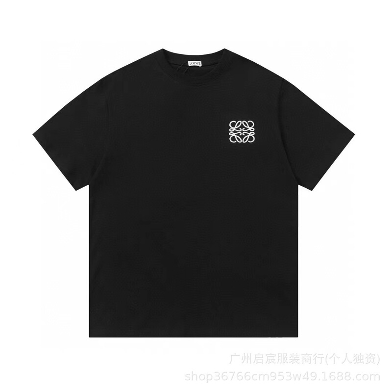 クロスボーダー 25ss Luojia 高品質刺繍ロゴルーズコットン半袖メンズとレディースカジュアルファッション多用途 T シャツ|undefined