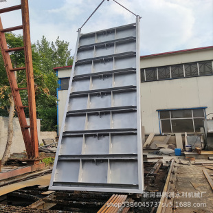 厂家销售DLZ铝合金渠道叠梁闸门不锈钢叠梁门木制闸门手电启闭机-阿里巴巴