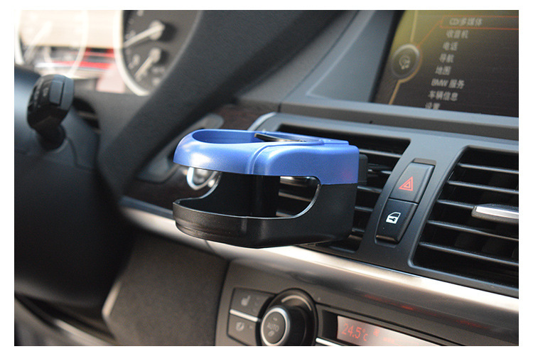 Car Air Outlet Multifunctional Water Cup Holder Car Foldable Beverage Tea Cup Holder Car Hanging Storage Bracket