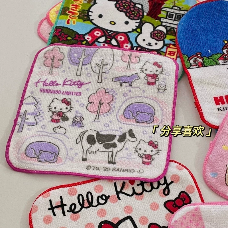 Hello kitty, милый маленький носовой платок, детское полотенце