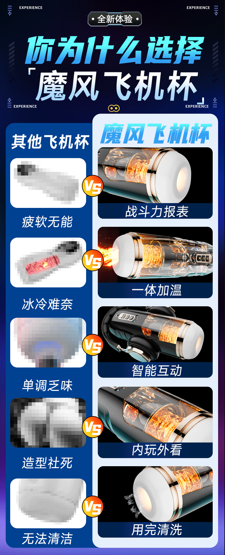 Jiuai Automatic Retractable Male Masturbator Cup with TPE Sleeve and Electric Control — detail image 26