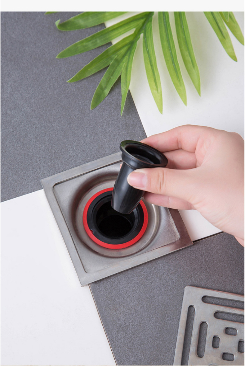 266卫生间防臭硅胶地漏芯下水道防虫过滤网地漏盖厕所地漏内芯