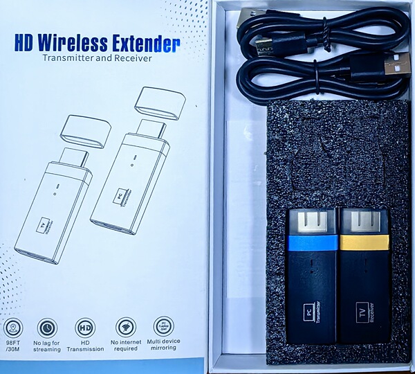 Wireless HDMI Connector HDMI Wireless Extender 1080P High-Definition Video Transmitter 30m Wireless Cross-Border