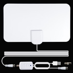 室内外数字电视天线 高清带放大器DVB-T2 ATSC地面波信号接收天线