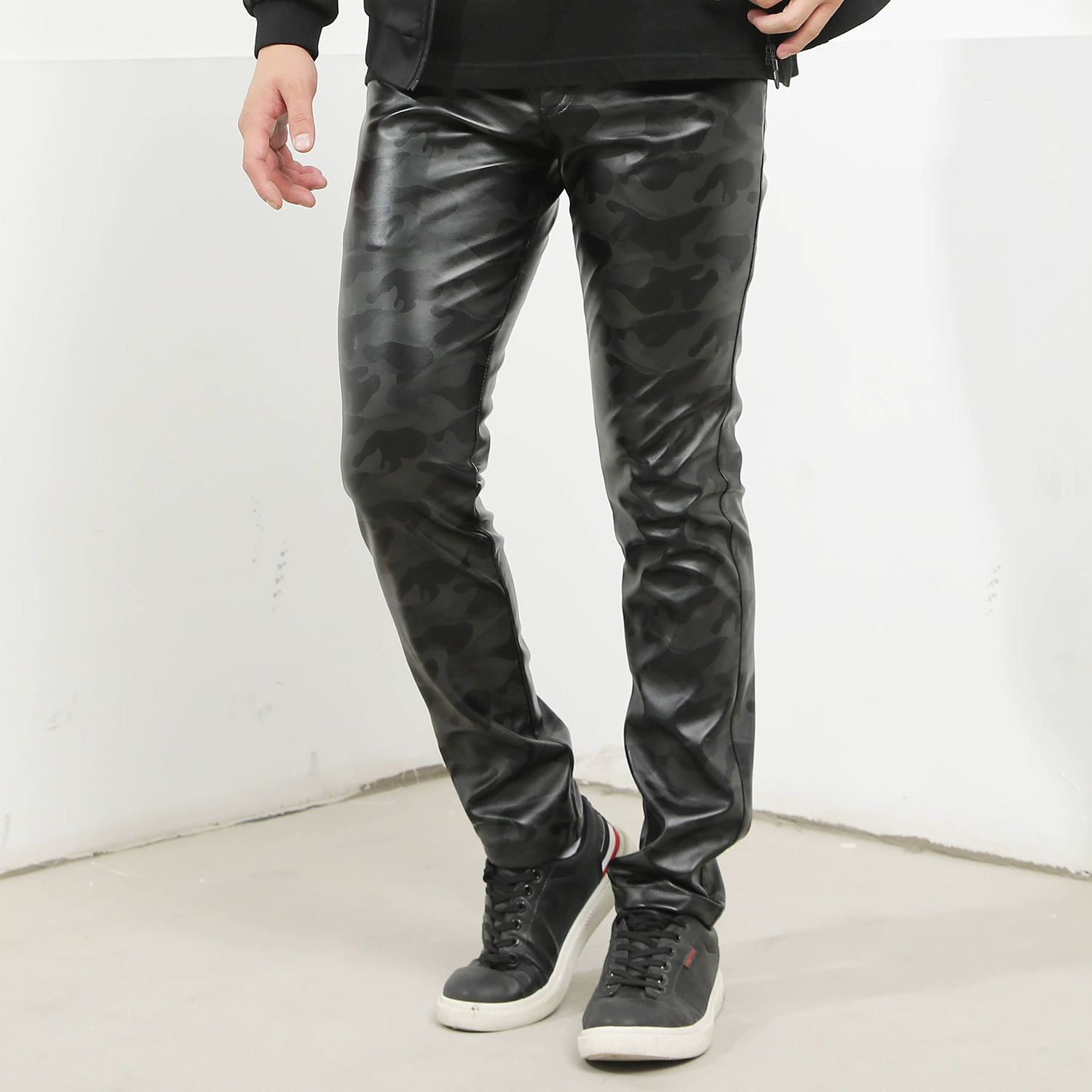 Мужские Камуфляжные Эластичные Трендовые Полимерные Брюки для отдыха, Slim Fit, Множество цветов и размеров