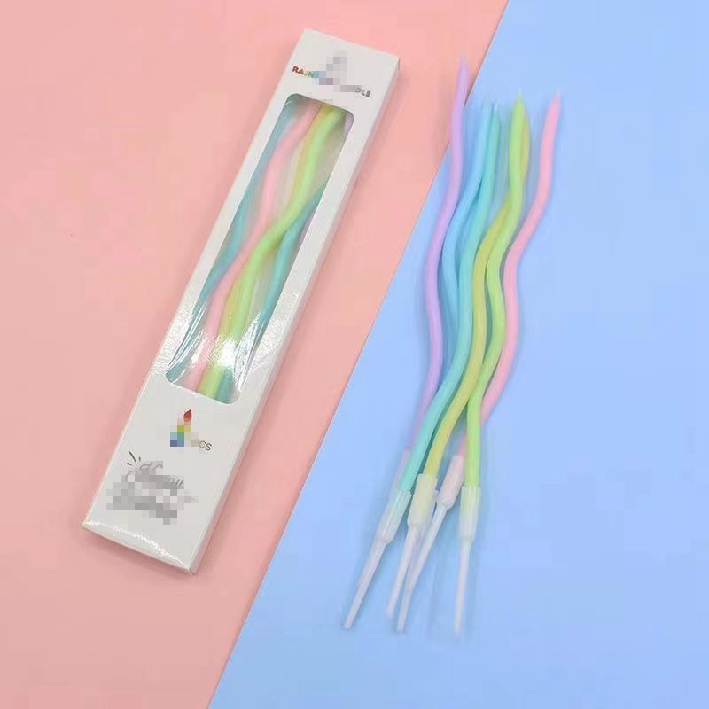 Curve Candle Birthday Cake Candle Romantic Party Decoration Candle Creative Curved Spiral Cake Decoration Curve Candle Birthday Cake Candle Romantic Party Decoration Candle Creative Curved Spiral Cake Decoration