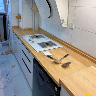 extra thick wood grain cabinet door refurbished countertop cabinet waterproof and oil-proof sticker self-adhesive wear-resistant desktop floor log color